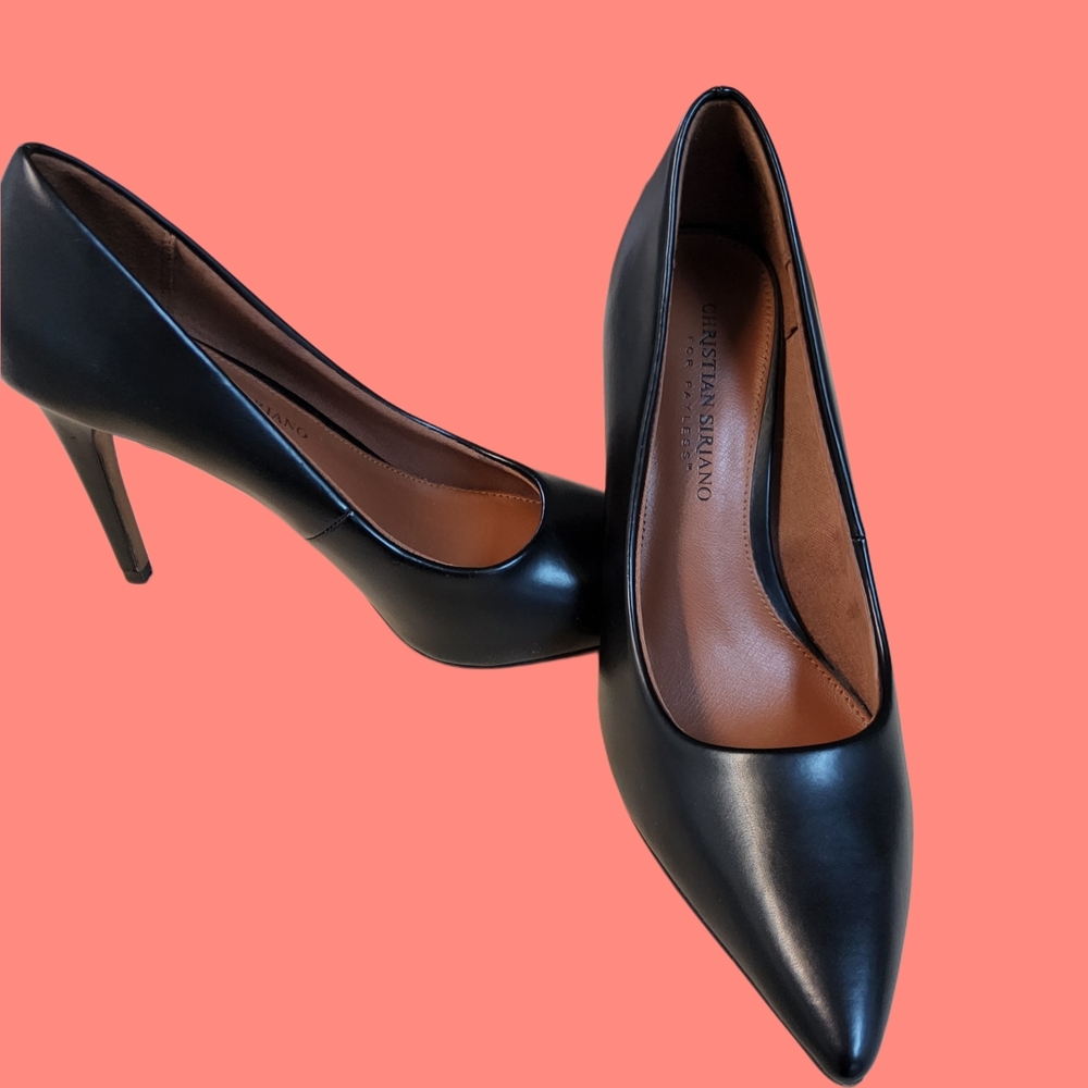 Christian Siriano Black Heels Classic Stiletto Pumps